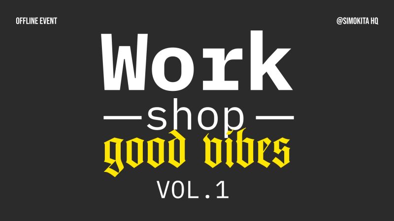 Work shop good vibes postcoffee